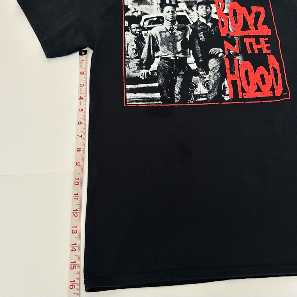 Boyz N The Hood Black Cotton Short Sleeve Crew Neck Graphic Tee Shirt size Small - Picture 5 of 5